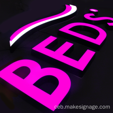 3D plastic acrylic letter